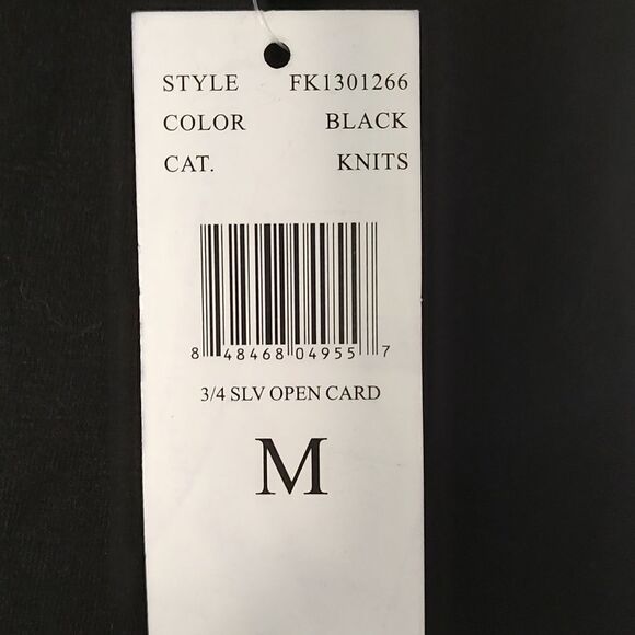 Allie &  Rob 3/4 sleeve  Open front Cardigan  Sz M - Picture 6 of 6